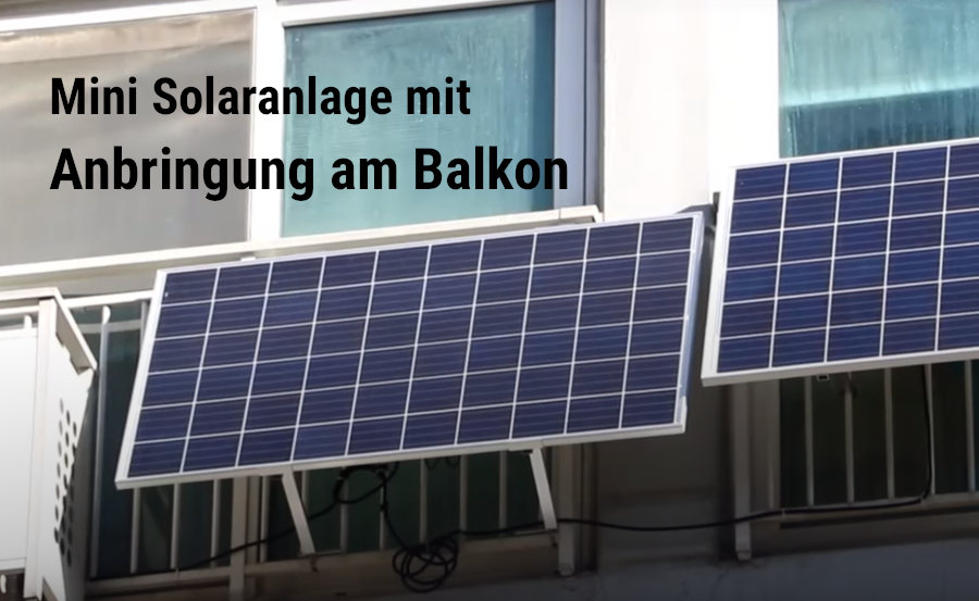 Mini-Photovoltaik: So funktioniert die kleine Solaranlage 