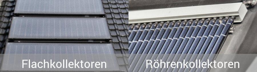 Der Unterschied von Sonnenkollektoren: Flachkollektoren und Röhrenkollektoren